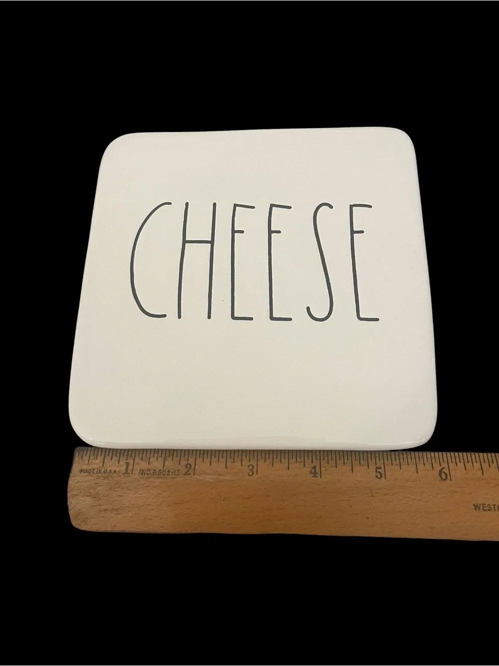 Rae Dunn Ceramic Cheese Board Artisan Collection by Magenta